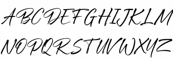 RawriltingFREE Schriftart Groß