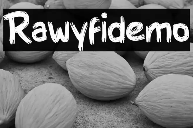 Rawyfidemo Font examples