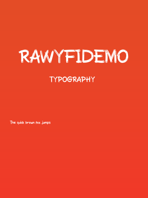 Rawyfidemo Poster