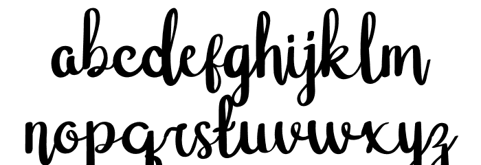 Raxey Font LOWERCASE