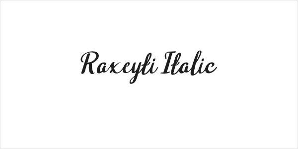 Raxeyti Italic Logo