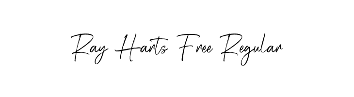 Ray Harts Free Regular  baixar fontes gratis