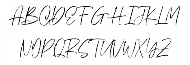 Ray Harts Free Regular Font OTHER CHARS
