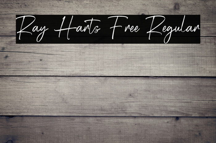 Ray Harts Free Regular Example 2