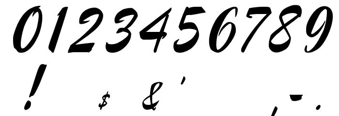 Ray Morgan Style Font OTHER CHARS