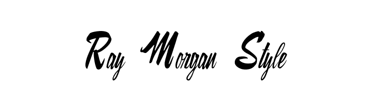 Ray Morgan Style  フリーフォントのダウンロード