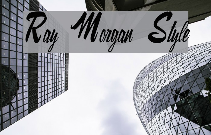 Ray Morgan Style Font examples