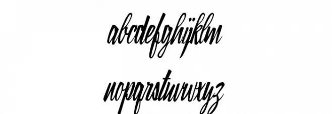 Ray Morgan Style Font Litere mici