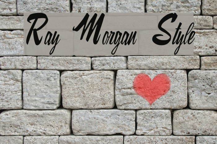 Ray Morgan Style Font examples