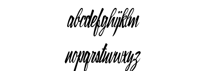 Ray Morgan Style Font LOWERCASE