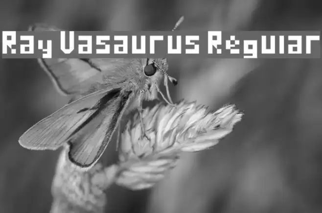 Ray Vasaurus Regular Font examples