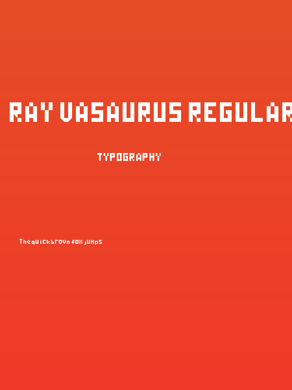 Ray Vasaurus Regular Poster