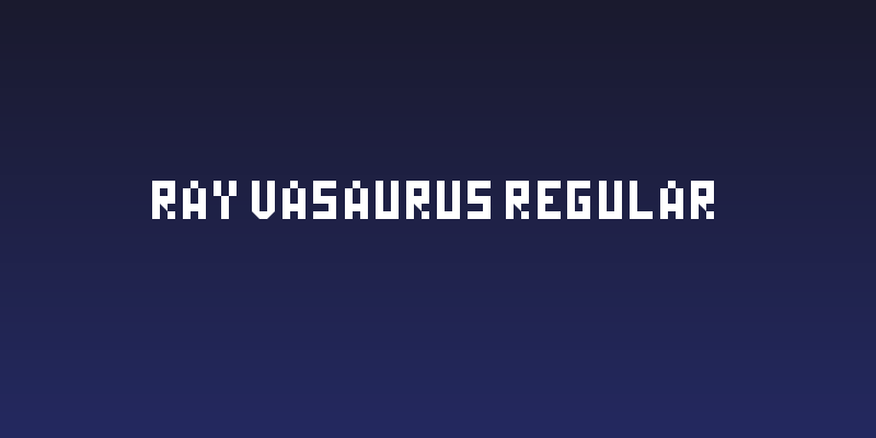 Ray Vasaurus Regular Social Header