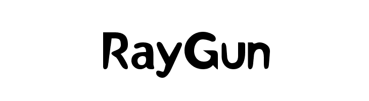 RayGun  免费字体下载