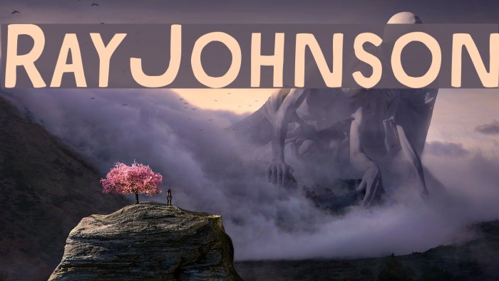 RayJohnson Font examples