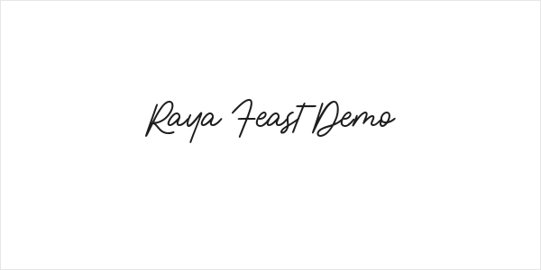 Raya Feast Demo Logo