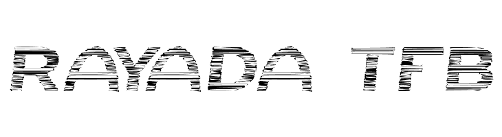 Rayada tfb Шрифта
