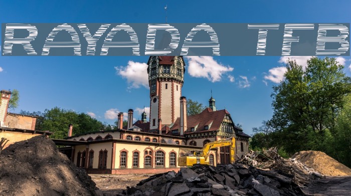 Rayada tfb Шрифта examples