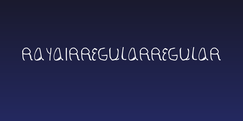 RayairregularRegular Social Header