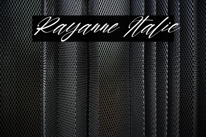 Rayanne Italic Example 2