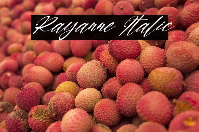 Rayanne Italic Example 3