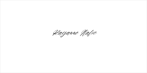Rayanne Italic Logo