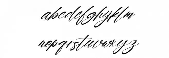 Rayanne Italic Шрифта строчной