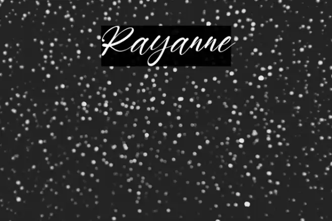 Rayanne Font examples