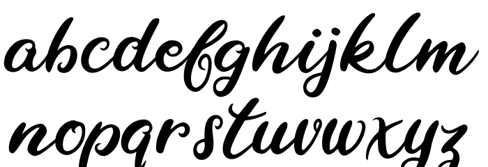 Raybent Mango Font LOWERCASE
