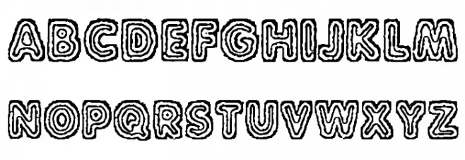 Raydiate BRK Schriftart Groß