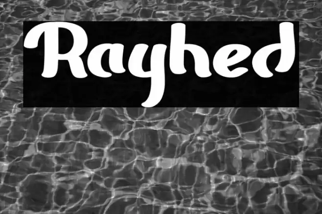 Rayhed Font examples