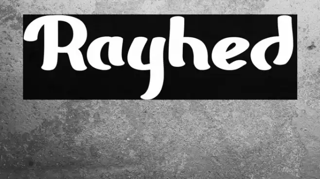 Rayhed Font examples