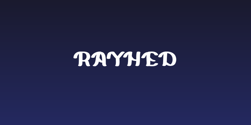 Rayhed Social Header