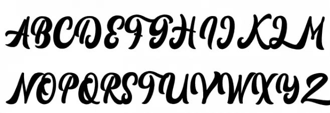 Rayhue Schriftart Groß