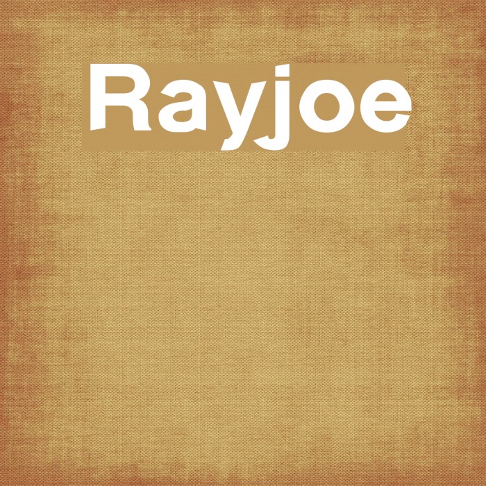 Rayjoe Font examples