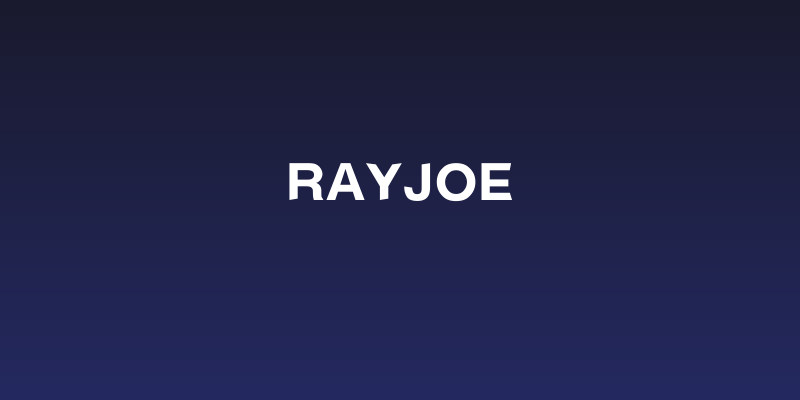 Rayjoe Social Header
