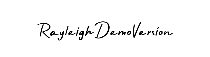 Rayleigh Demo Version  لخطوط تنزيل