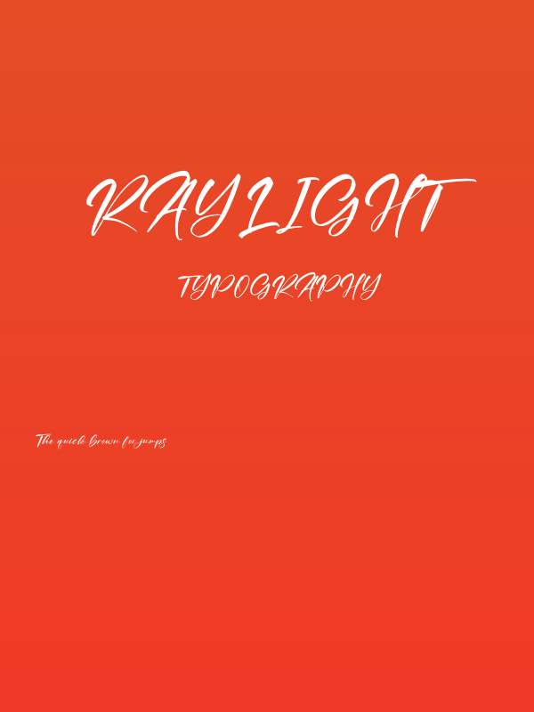 Raylight Poster