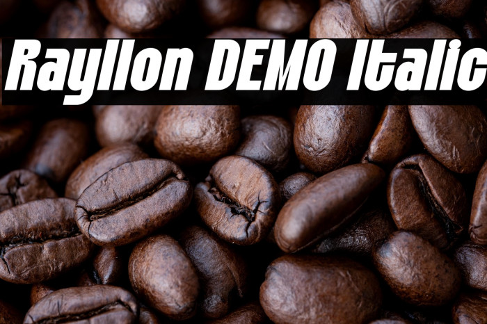 Rayllon DEMO Italic Example 3