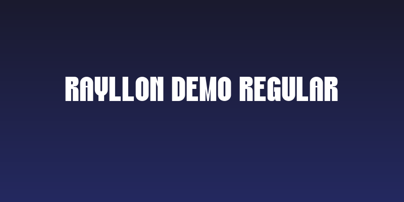 Rayllon DEMO Regular Social Header