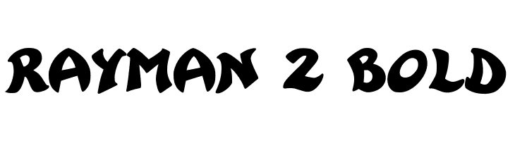 Rayman 2 Bold  フリーフォントのダウンロード