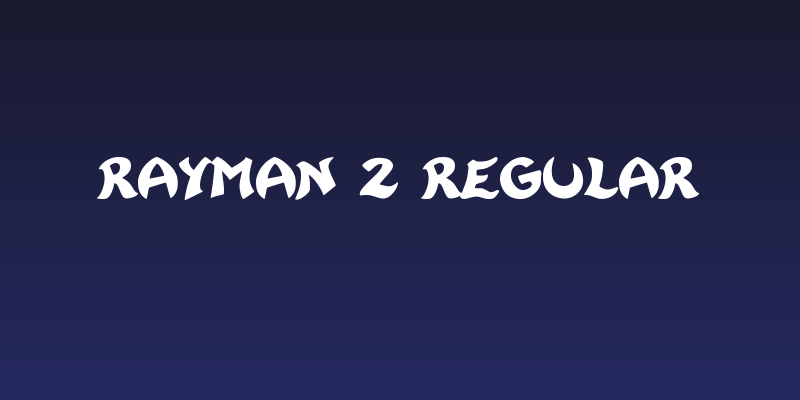 Rayman 2 Regular Social Header