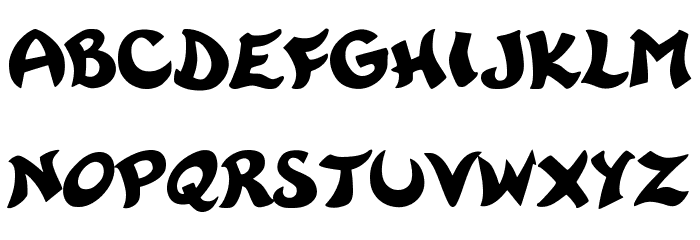 Rayman 2 Regular Font LOWERCASE