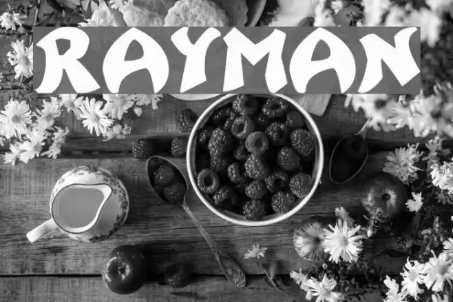Rayman Font examples