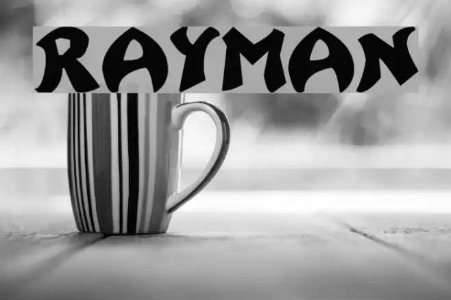 Rayman Font examples
