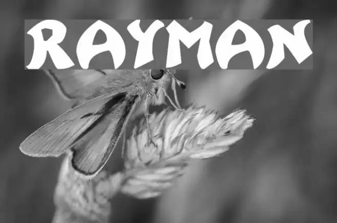 Rayman Font examples