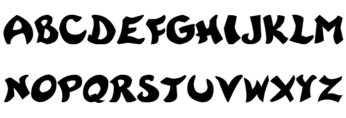 Rayman フォント 小文字