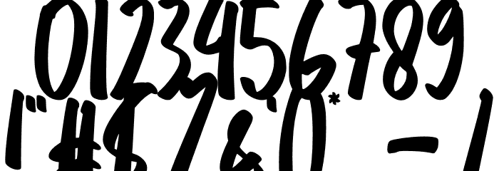 Raymen フォント その他の文字