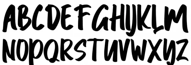 Raymen फ़ॉन्ट लोअरकेस