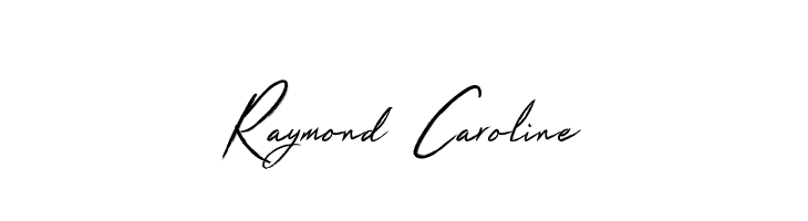 Raymond Caroline  Frei Schriftart Herunterladen